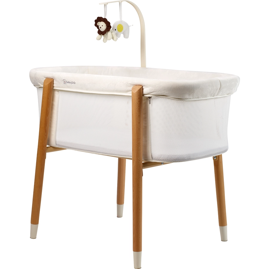 babyGO Beistellbett Sleepgood weiß mesh