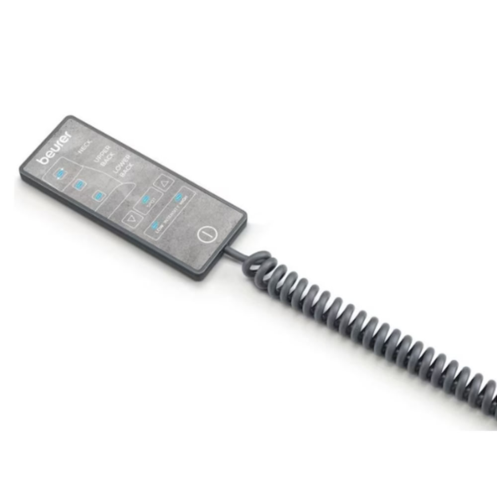 MG 330 Grey Shiatsu Massagesitzauflage Elektrischer Massage Sessel zur Entspannung (10039) - Grau