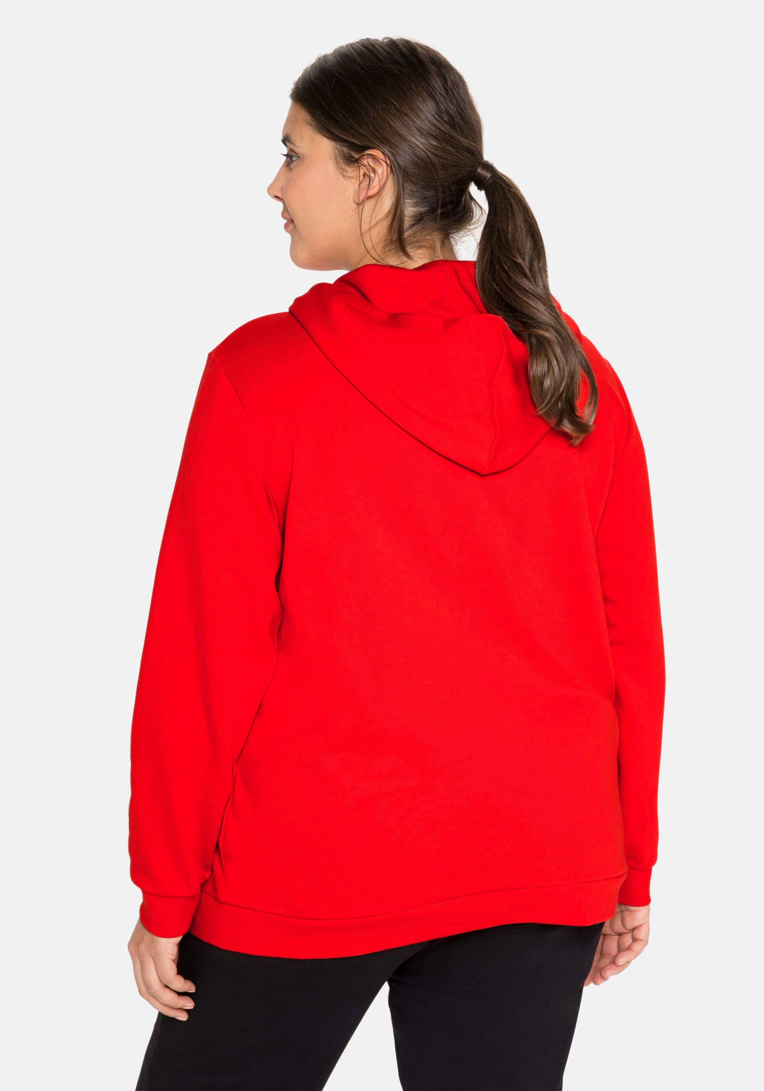 Sweatshirt mit Kapuze und Reißverschluss