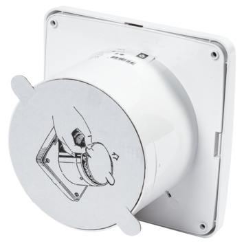 Sanivesk stille inbouwventilator Standaard met timer wit Ø 125 mm