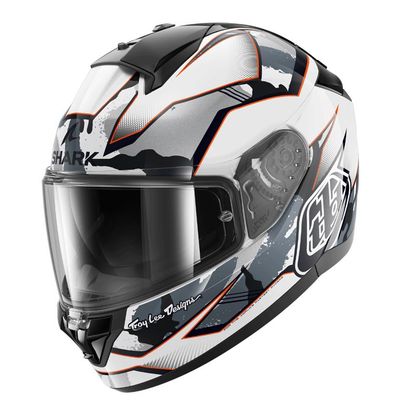 Casque Shark RIDILL 2 - MATRIX CAMO x TROYLEE DESIGN - Blanc / Gris