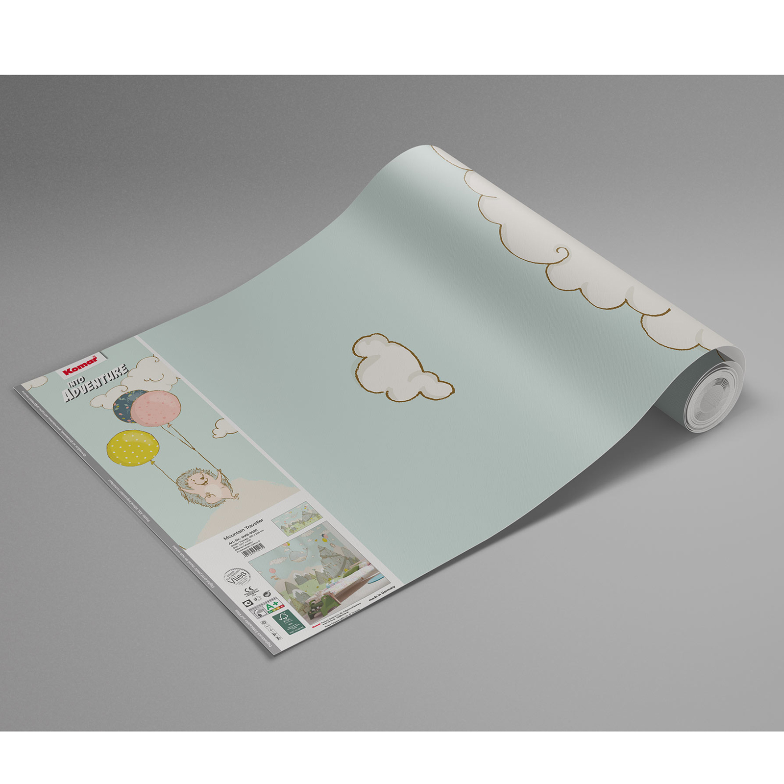 Vlies-Fototapete MOUNTAIN TRAVELER - bunt - 400x280 cm
