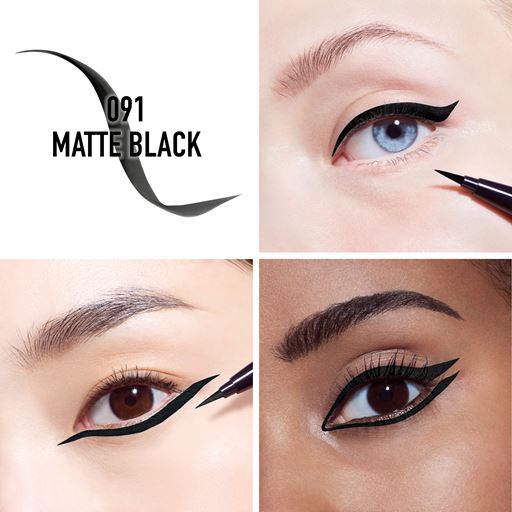 Dior Diorshow On Stage Liner, 091 Matte Black