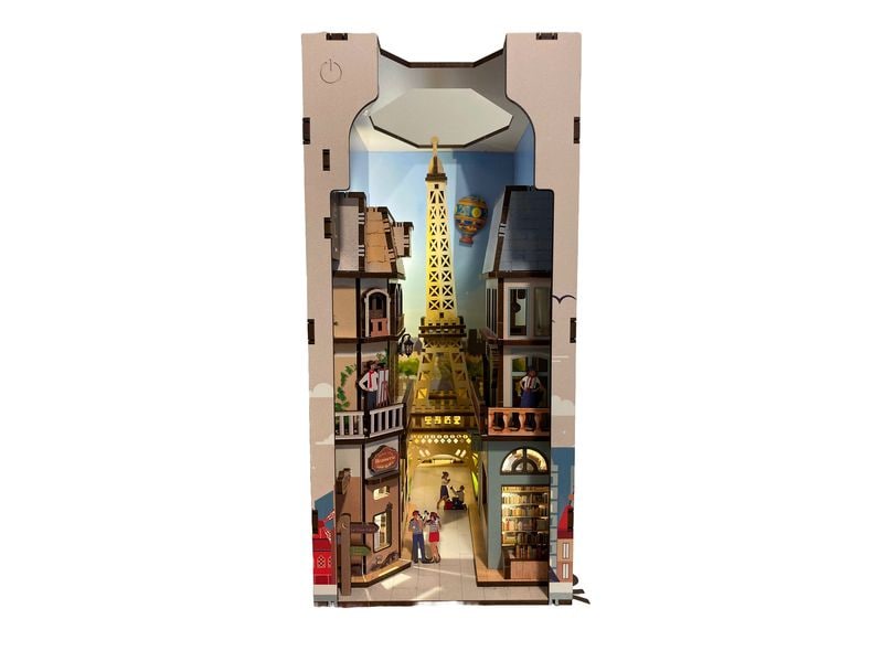 Revell Bausatz Tiny Adventures Paris Zauberhafte Miniaturwelt mit LED-Beleuchtung für Ihr Bücherregal