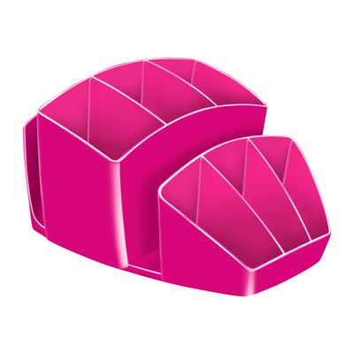 CEP Gloss - Multipot à crayons 8 compartiments - fuchsia