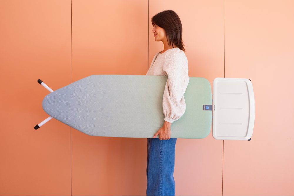 Strijkplank C, 124x45 cm, solide stoomunithouder - Soothing Sea