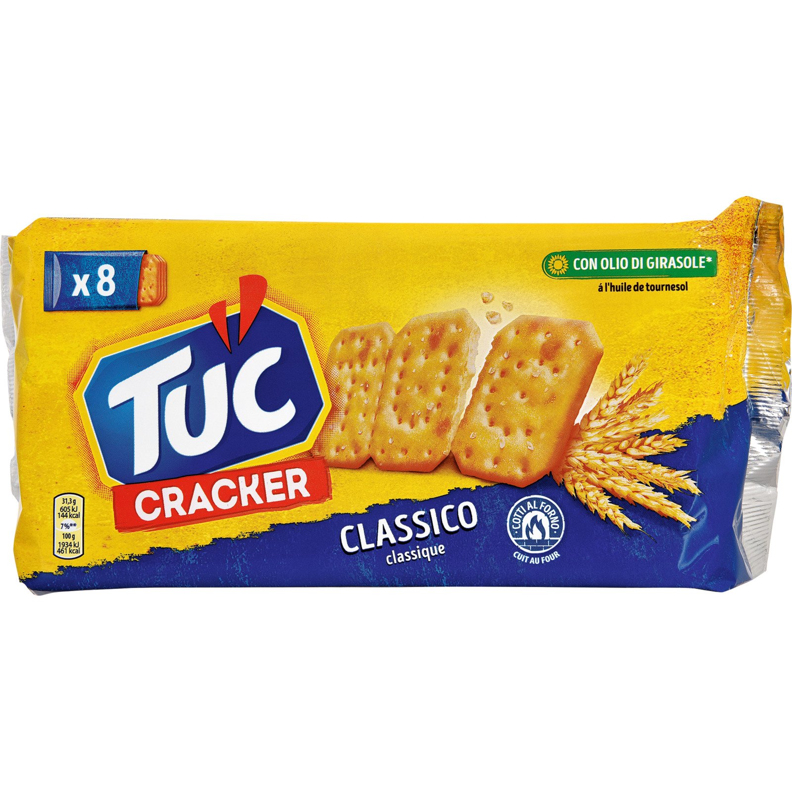 TUC Cracker Classico 8x31.3g