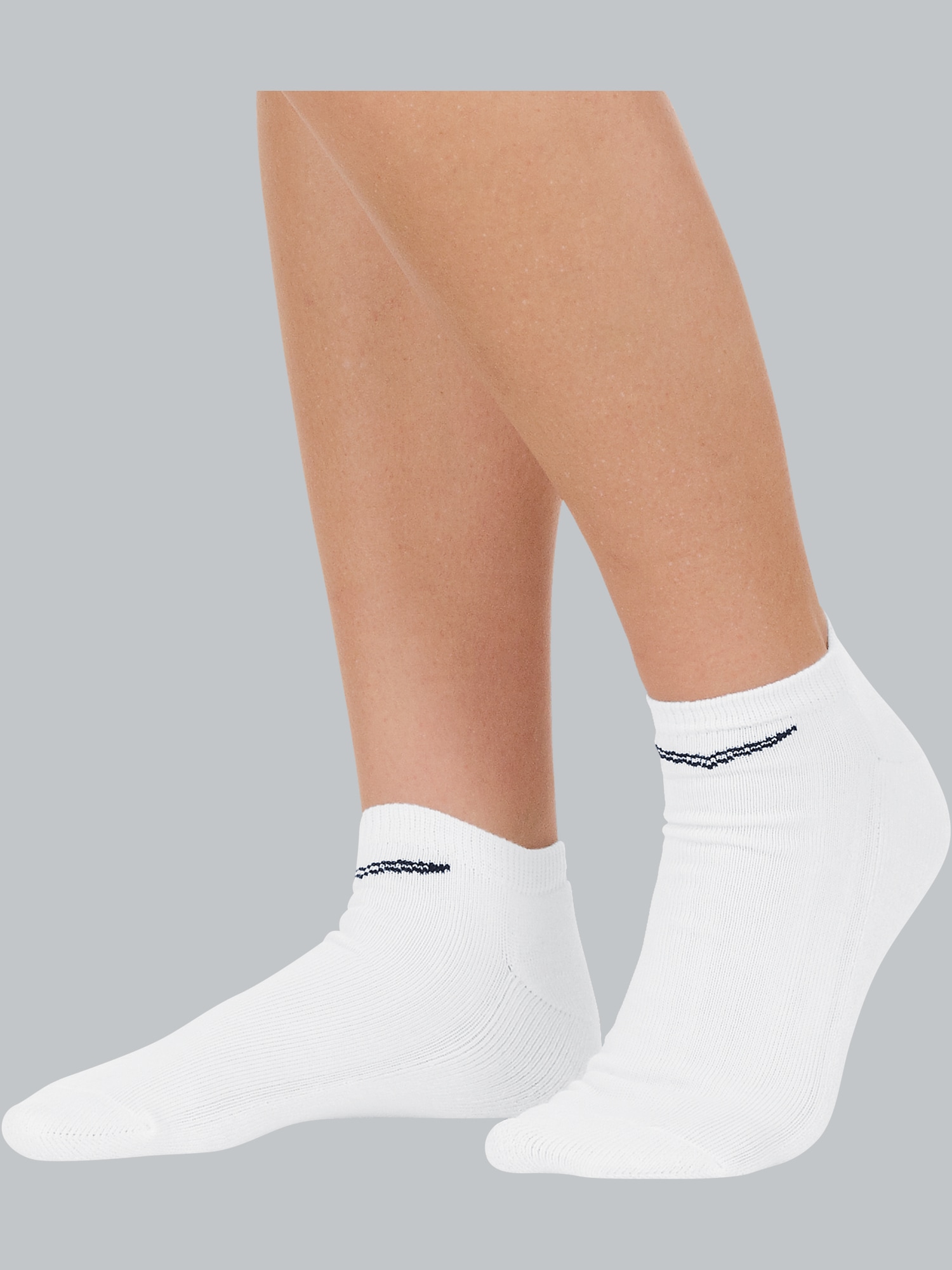Kurzschaft-Socken im Doppelpack Weiss