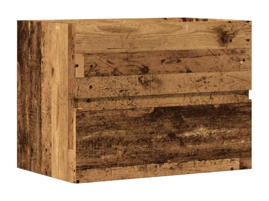 Armoire de salle de bain vieux bois bois d'ingénierie