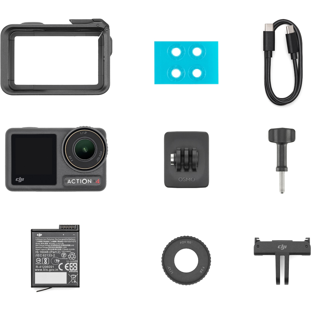 DJI Osmo Action 4 actionkamera Standard Combo
