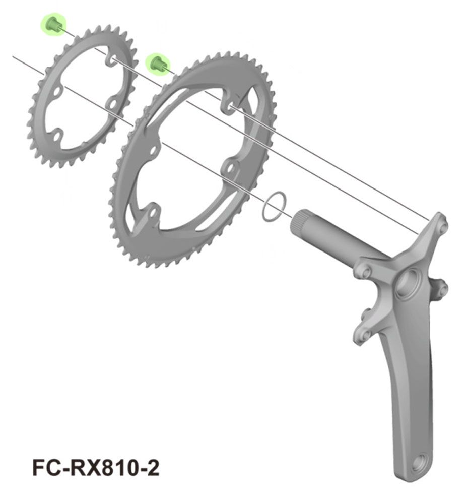 Shimano GRX FC-RX810 11-fach Kettenblattschrauben kaufen | Bike-Discount