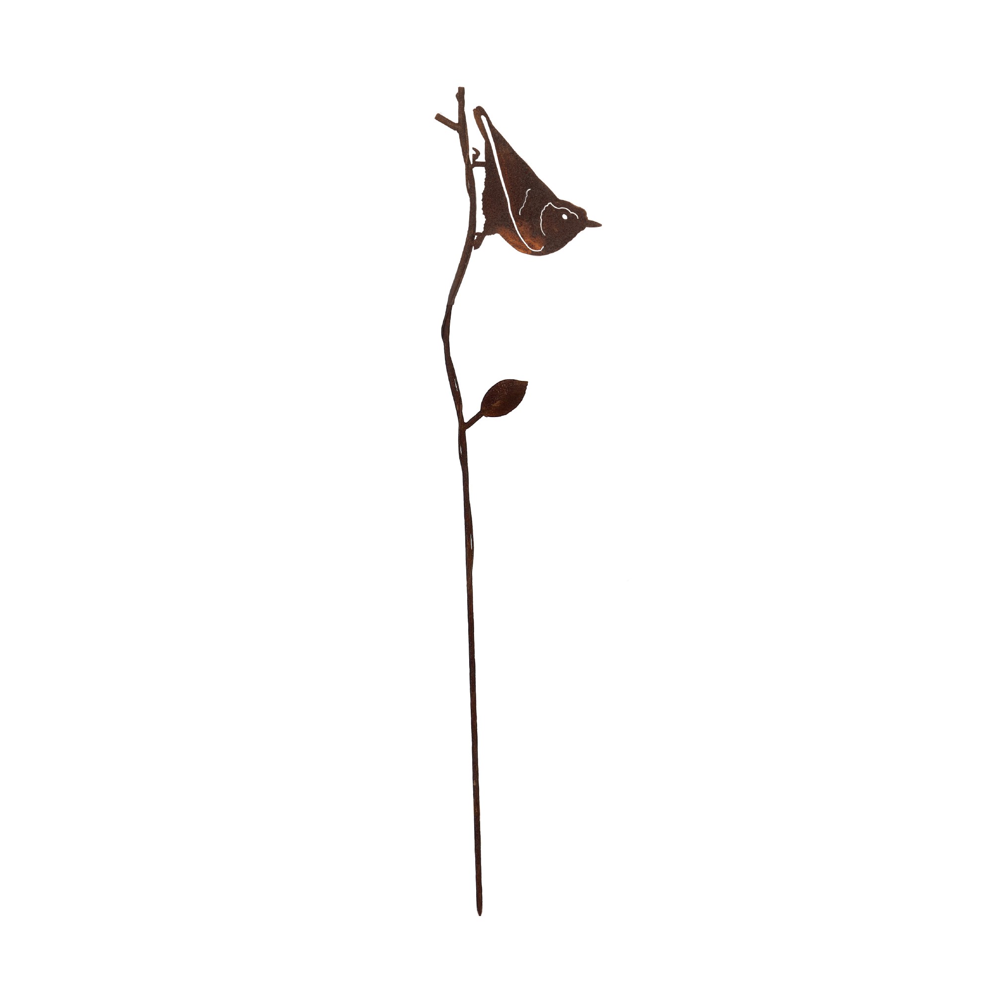 Gartenstecker 'Kleiber', rostbraun, T 1 cm, B 16 cm, H 90 cm günstig bestellen
