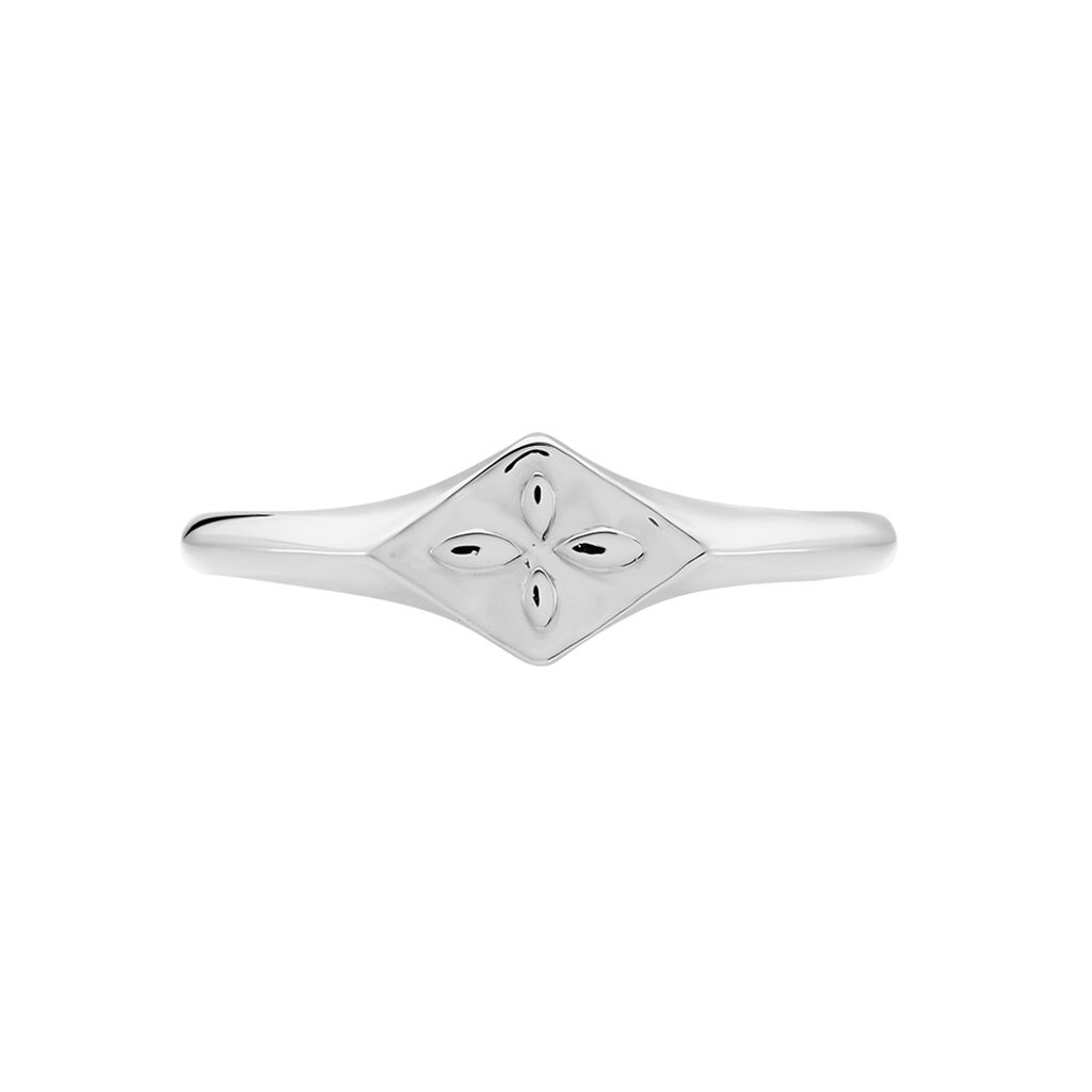 Chevalière Narva Argent Blanc