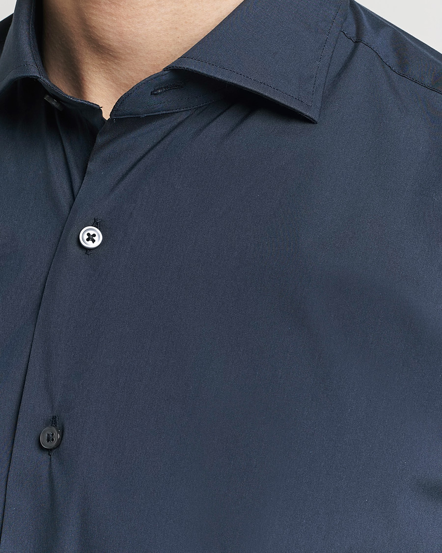 Grigio Comfort Stretch Dress Shirt Navy