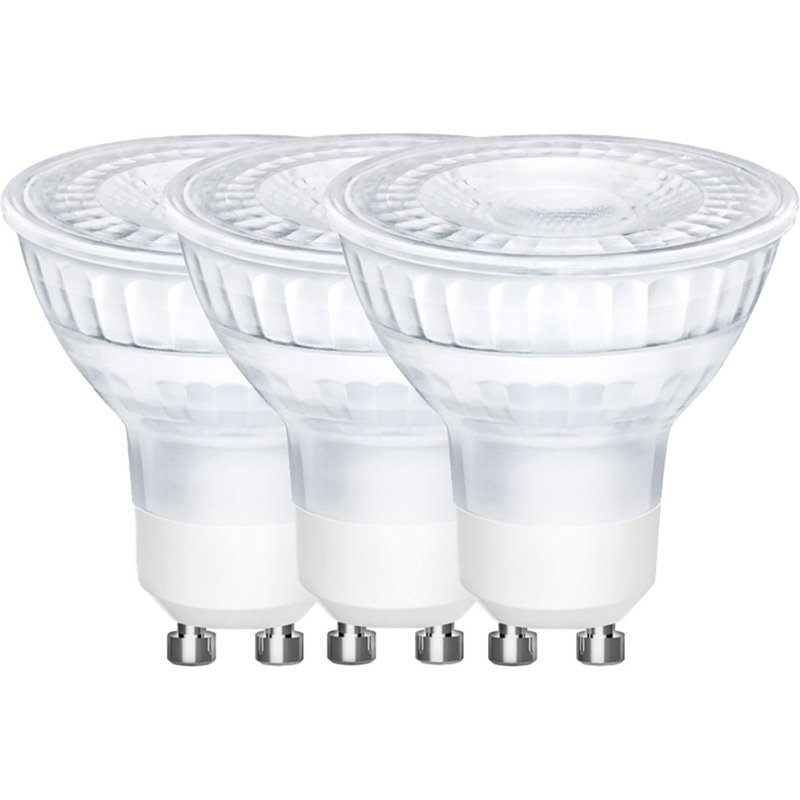 Réflecteurs LED - GU10 - 4,9 W - Lot de 3