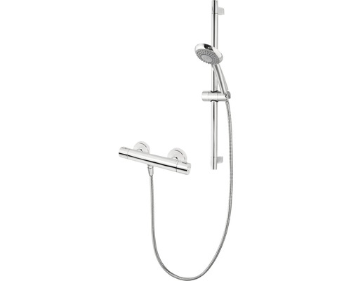 SCHULTE doucheset, chroom, douchestang lengte 635 mm, D962011 02