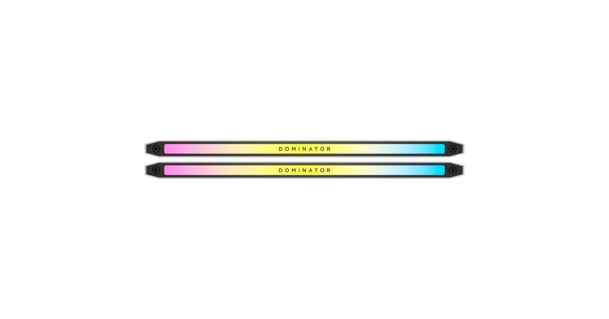 Corsair96 GB DDR5-6600 Kit werkgeheugen  (Wit, CMP96GX5M2B6600C32W, Dominator Titanium RGB, XMP 3.0)