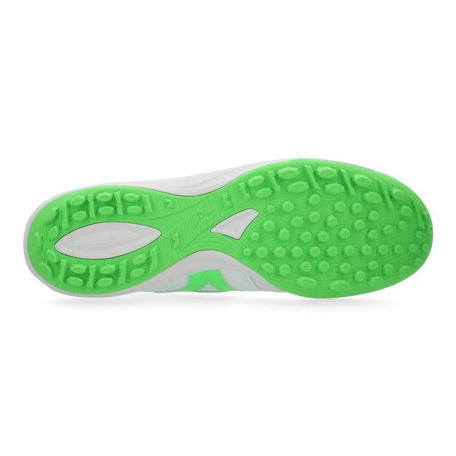 Mizuno Morelia Sala Elite TF Frontier - Blanc/Vert Néon/Argent