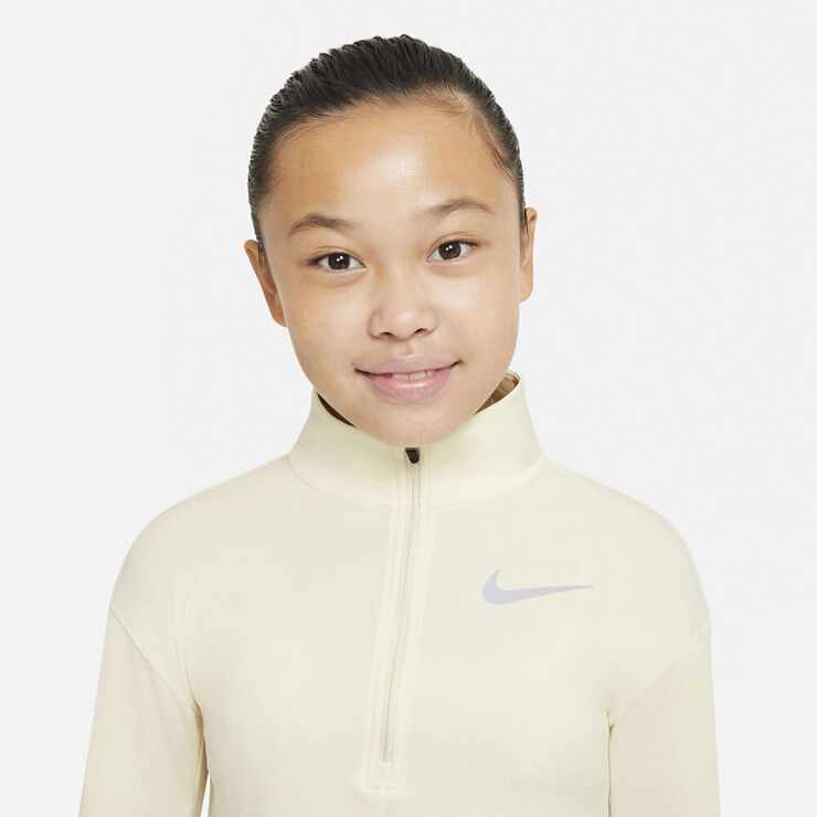 Nike 1 2 Zip Lobetroje Hvid