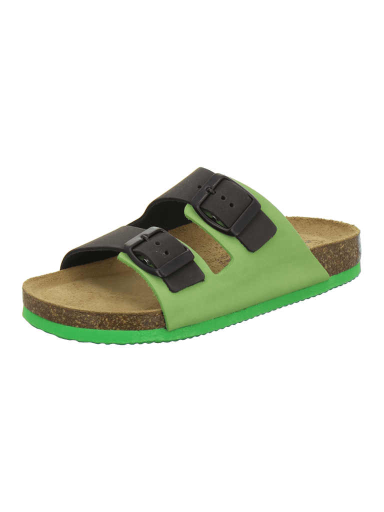 Jungen Pantolette Zweischnaller apfel