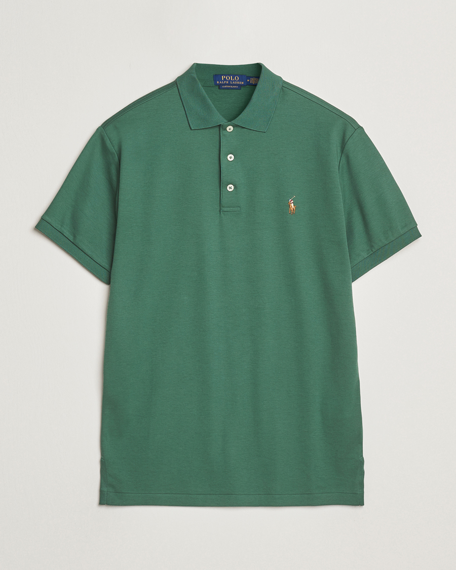 Polo Ralph Lauren Luxury Pima Cotton Polo Washed Forest