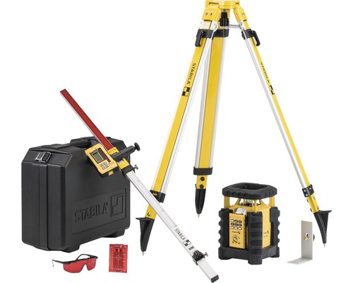 Rotatielaserset Stabila LAR350 9-delig.