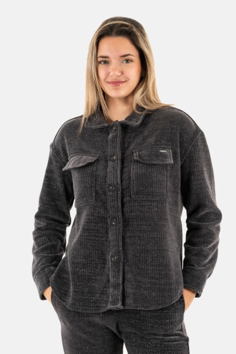 Chemisier sun valley ylaya 1472 gris foncechine