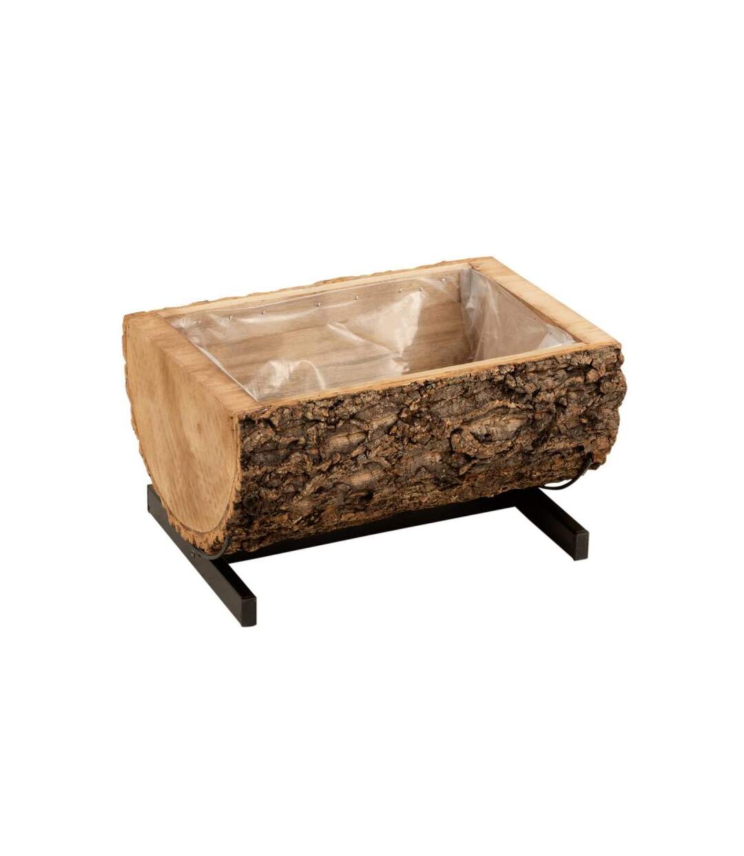 Paris Prix - Cache-pot Sur Pied tronc En Bois 40cm Naturel