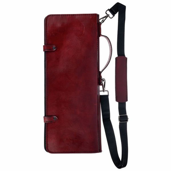 Zultan Leather Stick Bag Red