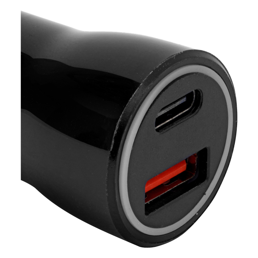 Billader USB C + USB A 12/24 V 36 W