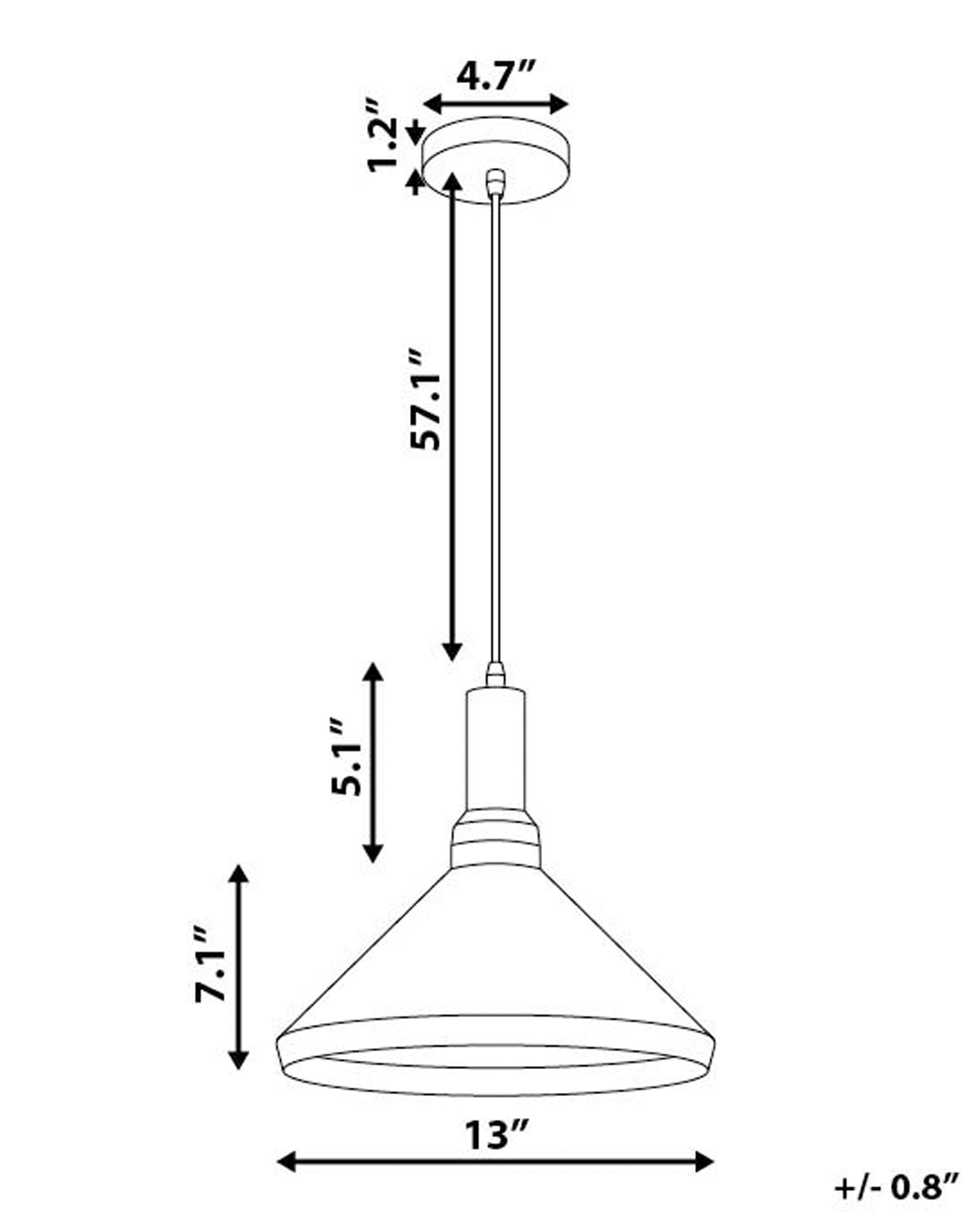 Hanglamp LIARD Metaal Wit