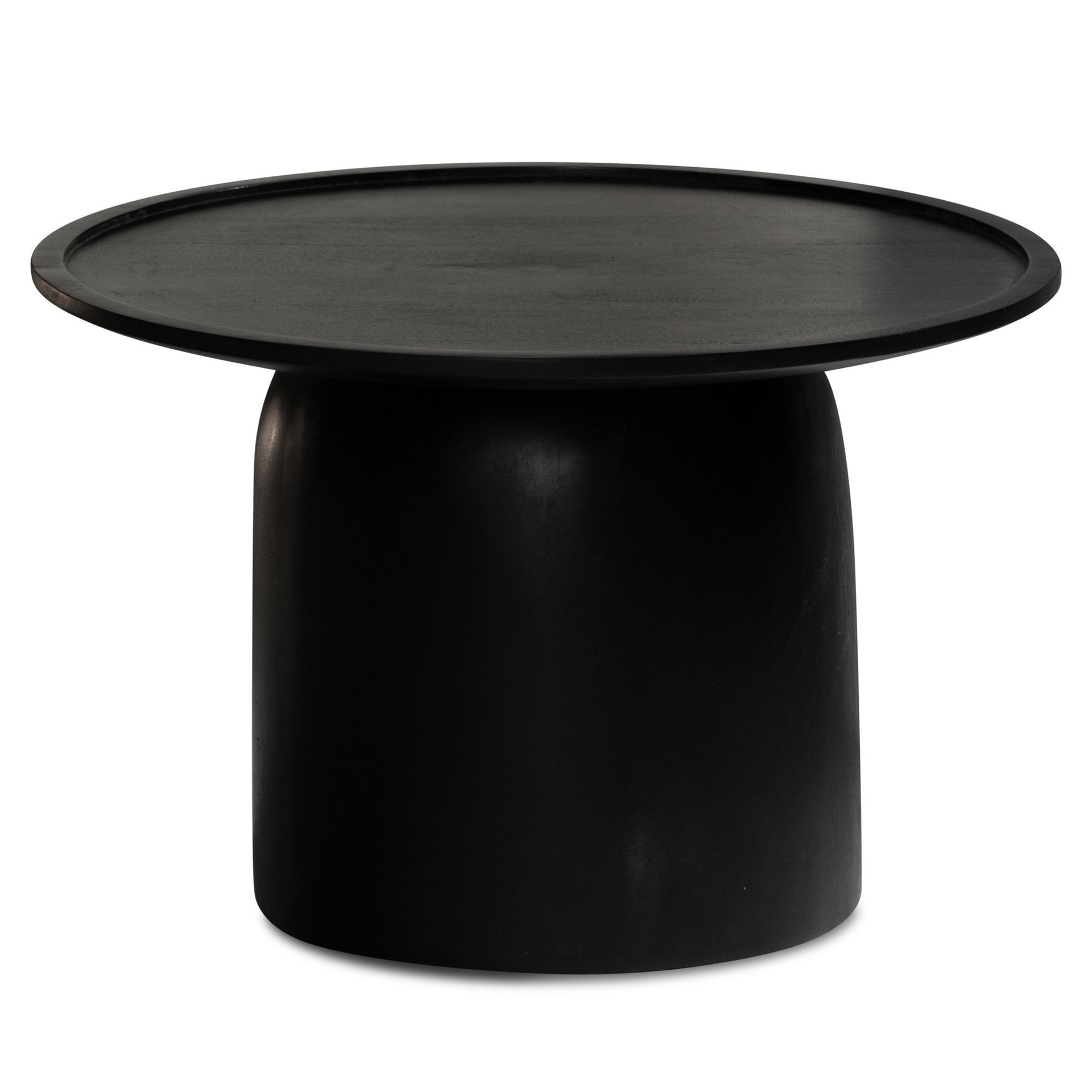 Couchtisch 60x40 cm Massivholz Mango schwarz