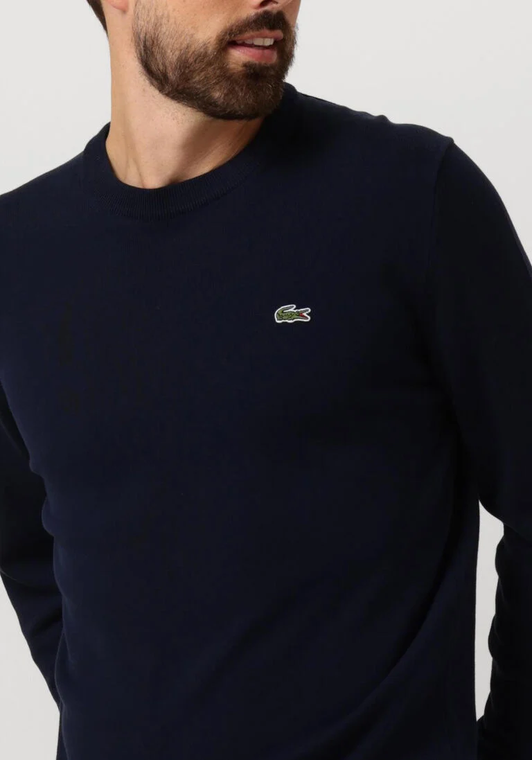 LACOSTE donkerblauwe lacoste trui 1ha1 men sweater