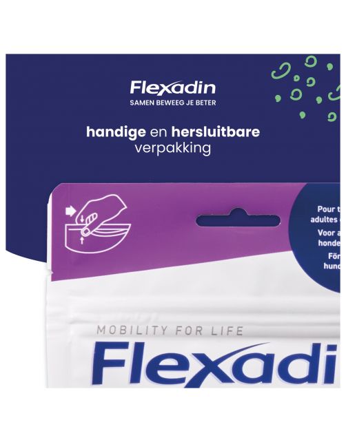 Flexadin Adult Dog - Chews - Gewricht-Supplement - 70 stuks
