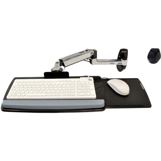 Ergotron LX Wall Mount Keyboard Arm Argent