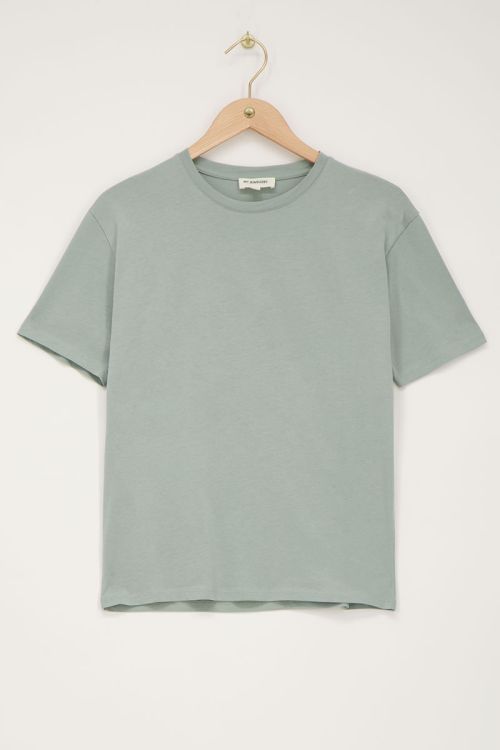 Mintgroen T-shirt C'est la vie