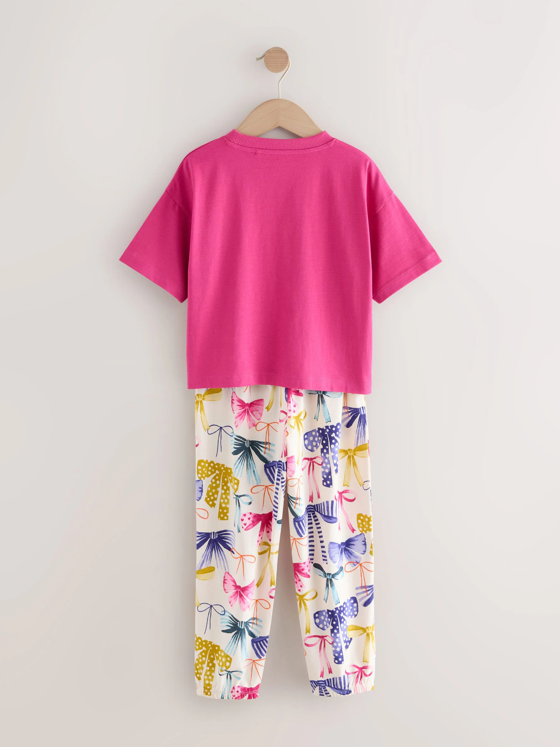 Bows Bright - Verpakking van 3 pyjama's met joggingbroek (3-16 jr)