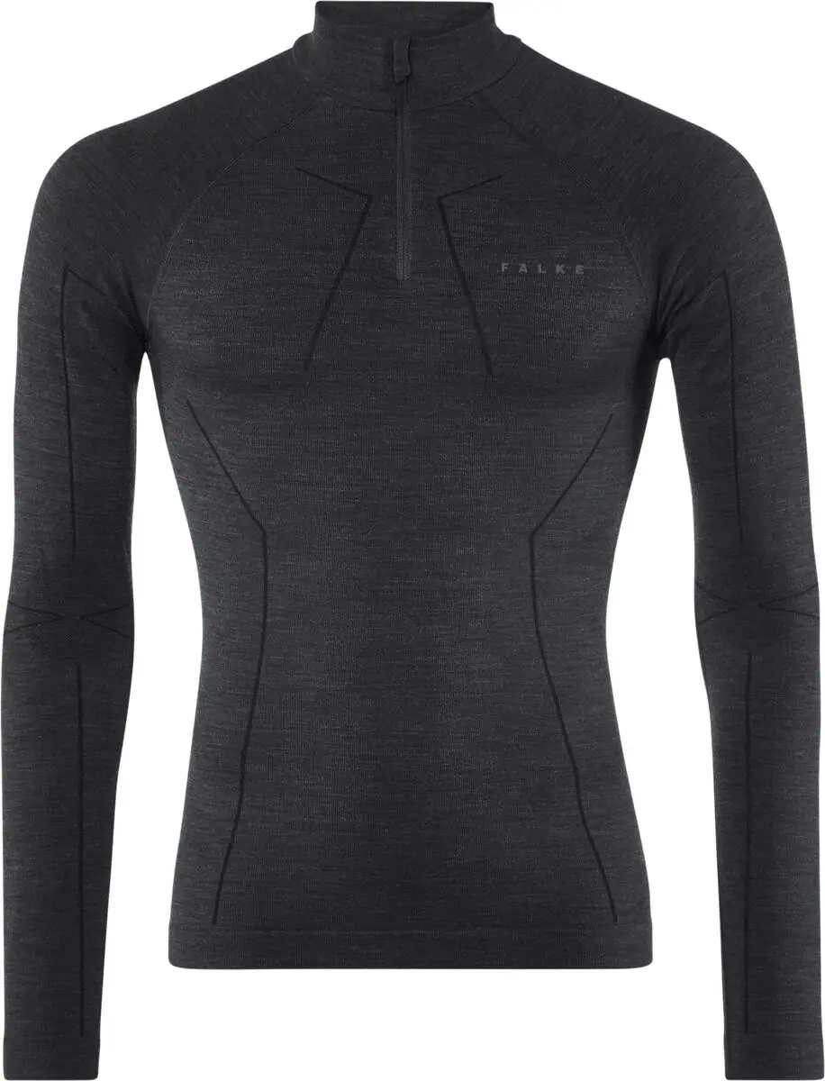 Falke Half Zip Wool-Tech Trøje Herre | SkatePro