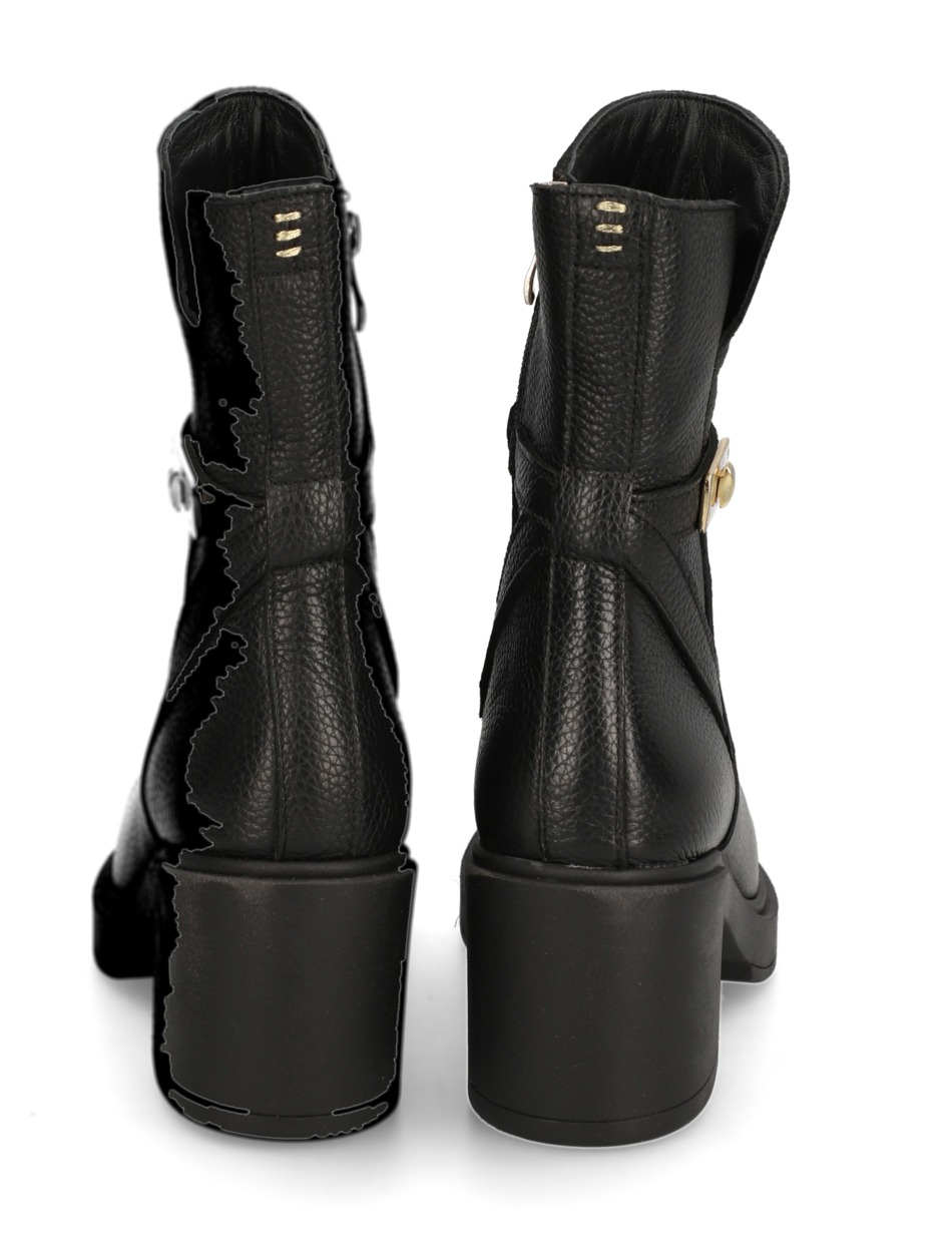Glattleder Stiefelette