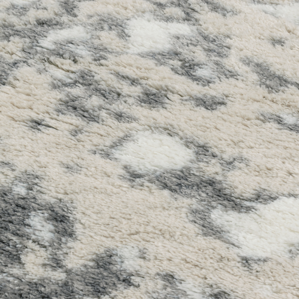 Tapis intérieur en polyester poils longs alena léopard 160 x 120 cm