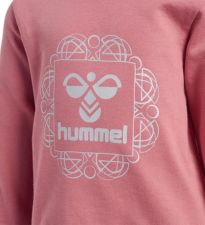 Hummel Sweatshirt - hmlLime - Dusty Rose m. Silber