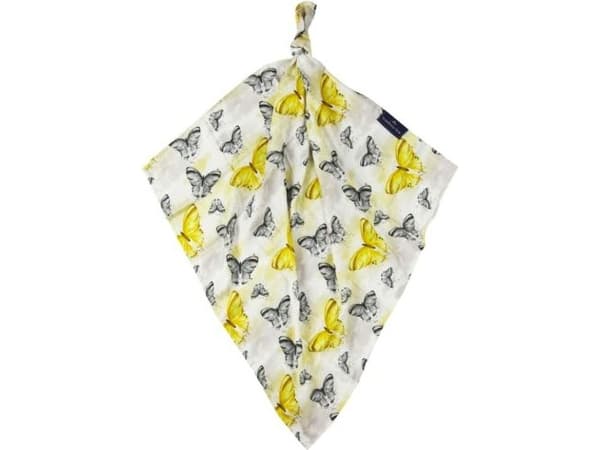 Texpol Bamboo muslin square 30x30 cm butterflies (TEX000160)