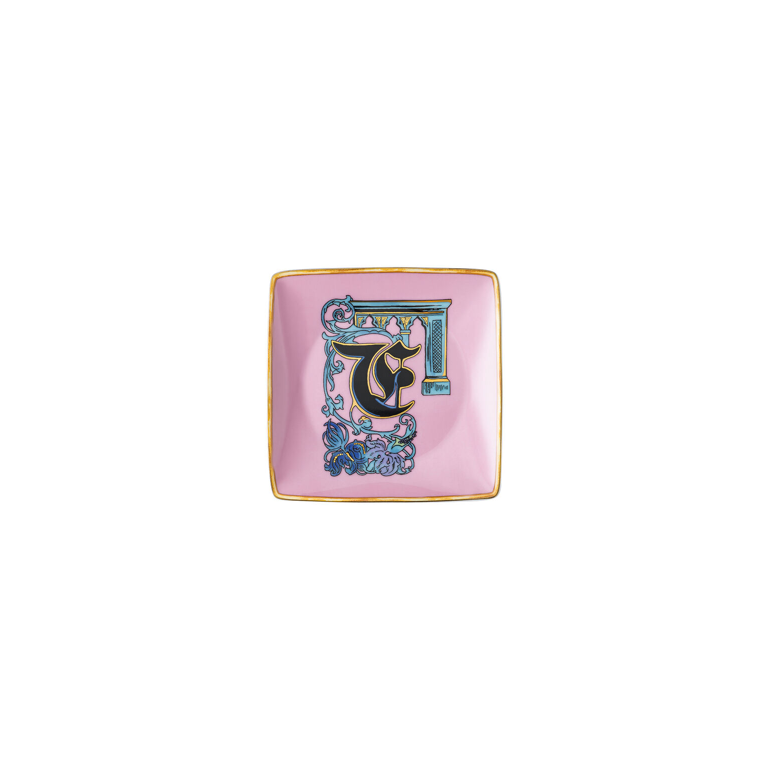 Versace Alphabet Holiday Alphabet F Schälchen 12 cm quadr. flach