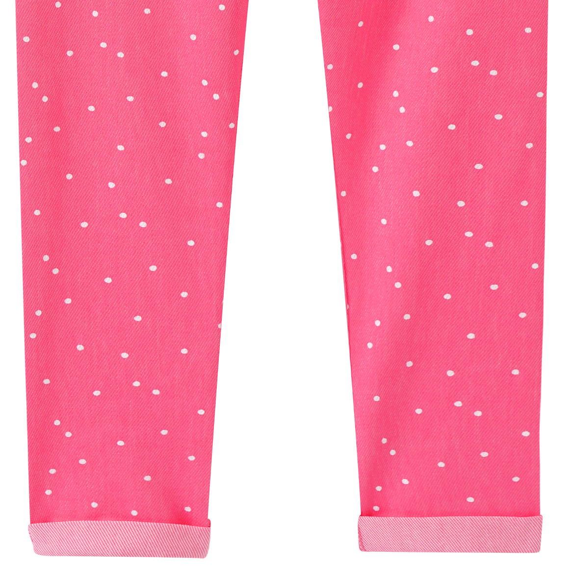 Topolino Mädchen Leggings in Denim Optik pink