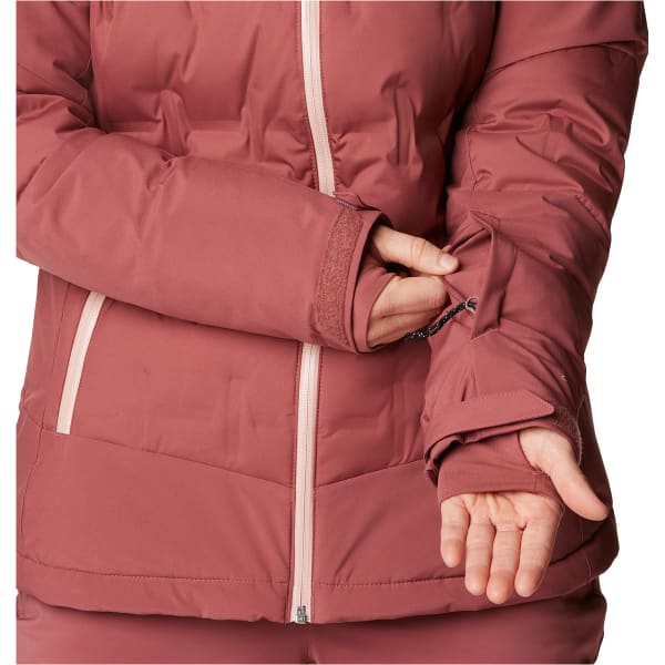 Veste de ski COLUMBIA WILD CARD III DOWN JACKET W BEETROOT/DUSTY PINK ZIPS