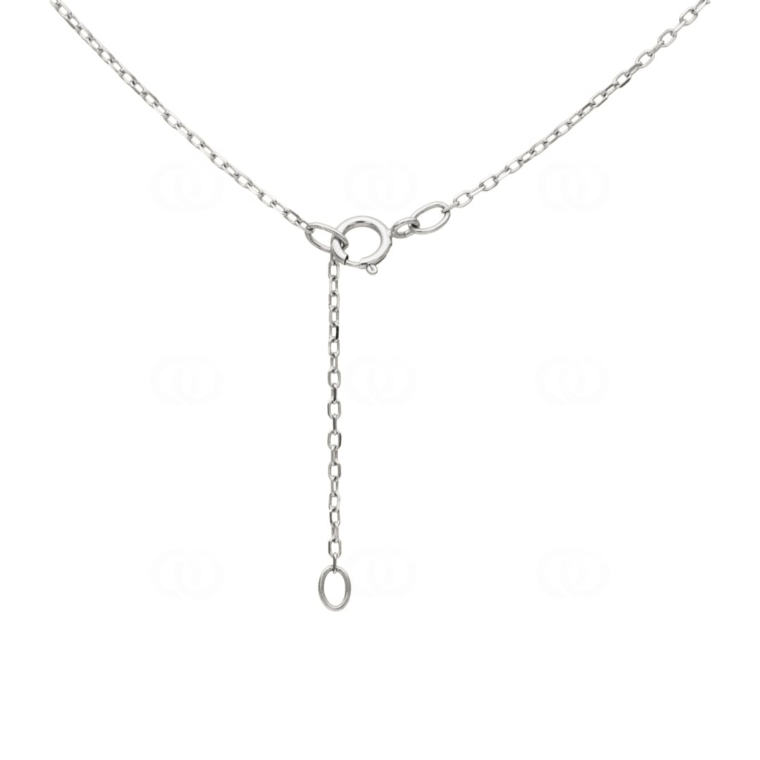 Collier 750/18 K Weissgold mit Zirkonia Ø 7.0mm