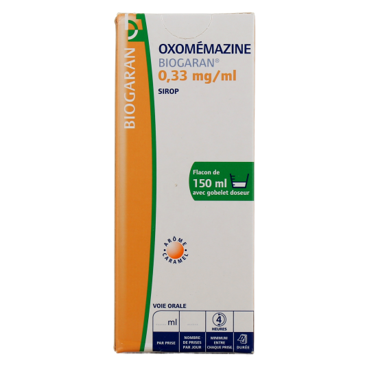 Oxomemazine - Sirop toux sèche