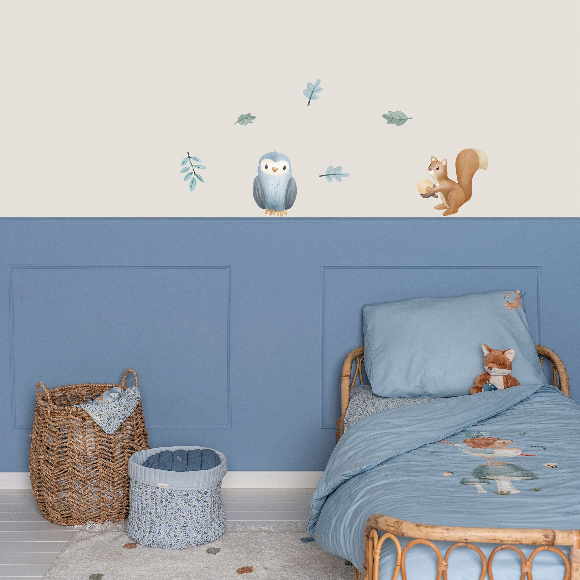 Little Dutch Forest Friends Muurstickers - 21x30cm - Dieren en Bos