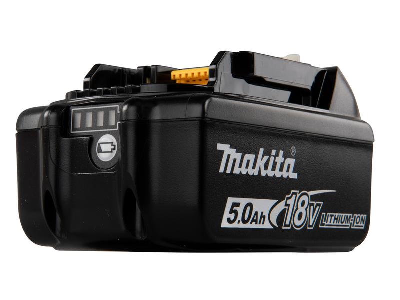 Makita Power Source-Kit 18 V LXT Ladegerät   2x 18 V 5Ah Ak Schnellladegerät DC18RC mit zwei BL1850B 90 Wh Akkus