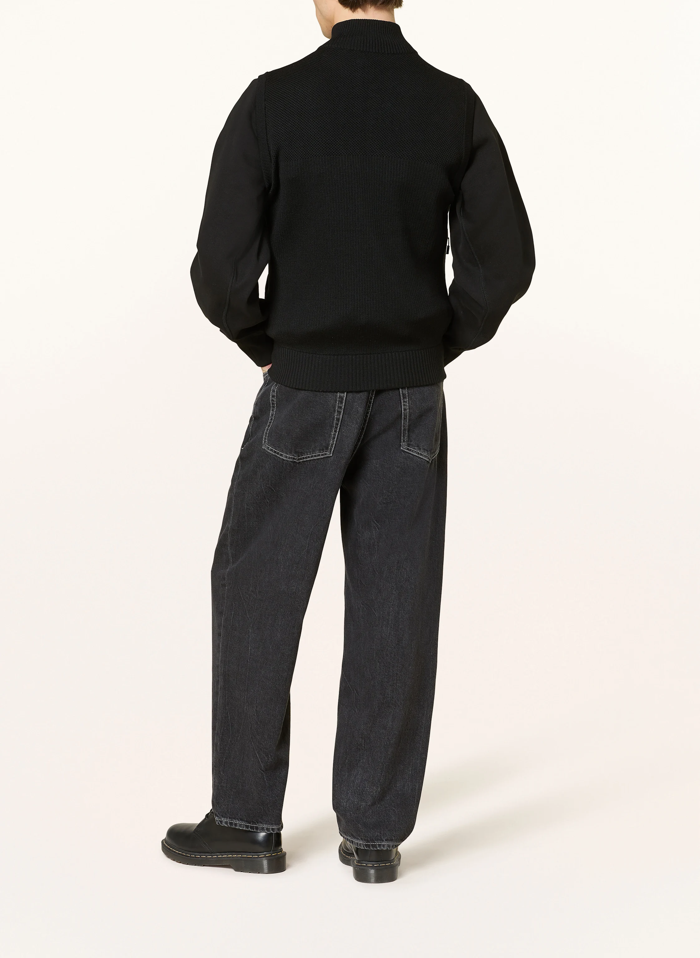 CANADA GOOSE Daunenweste HYBRIDGE im Materialmix mit Merinowolle